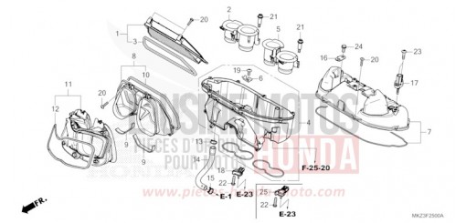 FILTRE A AIR CBR600R3R de 2024